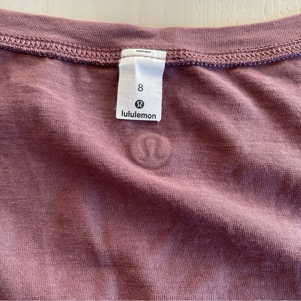 Lululemon Knot Gonna Fly Tee W3BIVS Antique Bark 8